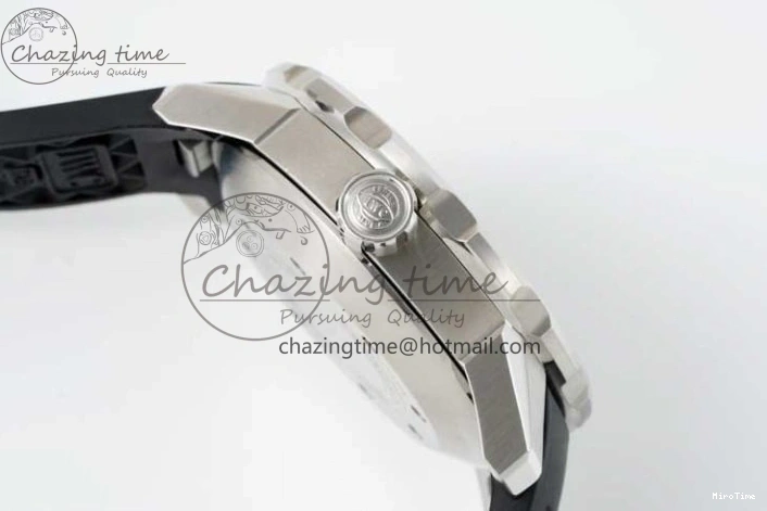 MIROTIME 0219 Aquatimer Automatic SS RSF 1:1 Best Edition White Orange Dial on Black Rubber Strap A Supportive 7069